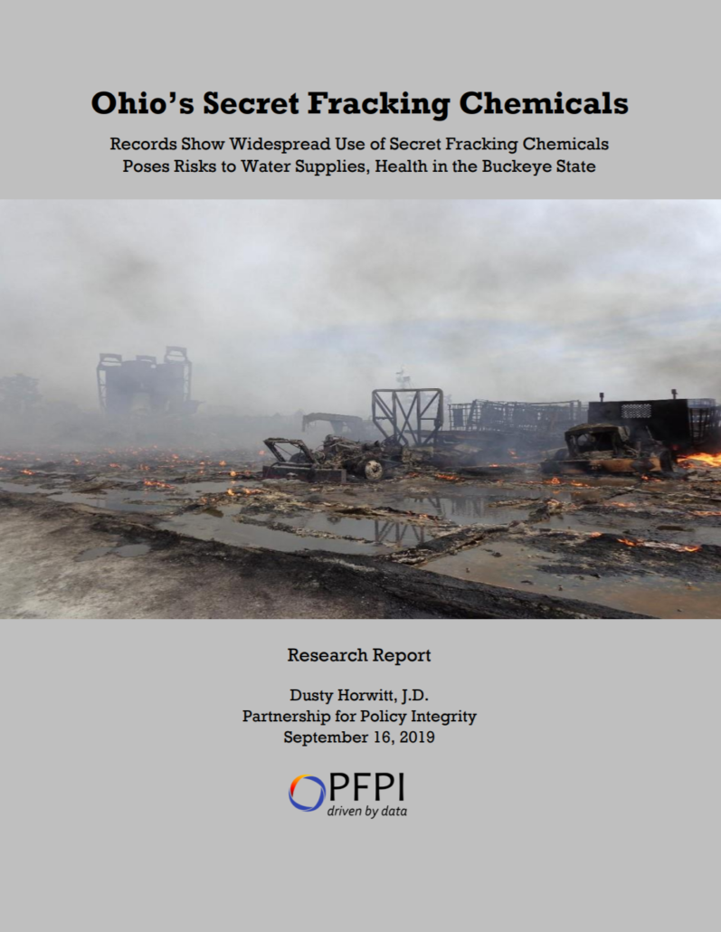 Ohio Secret Fracking Chemicals Report