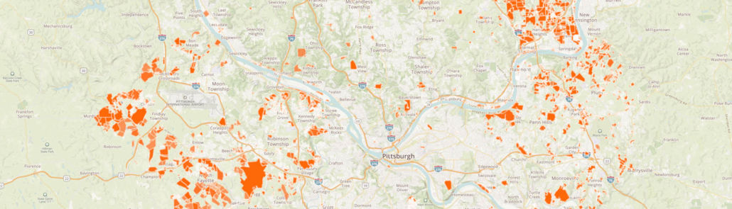 Allegheny County, Pennsylvania Land Lease Map front page