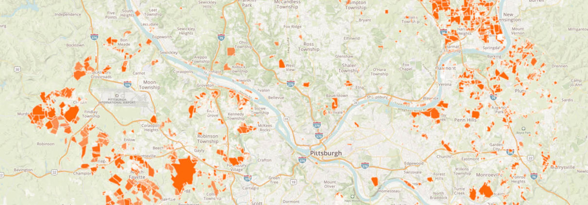 Allegheny County, Pennsylvania Land Lease Map front page