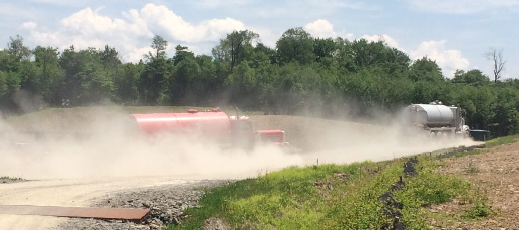 Truck on Dirt Road