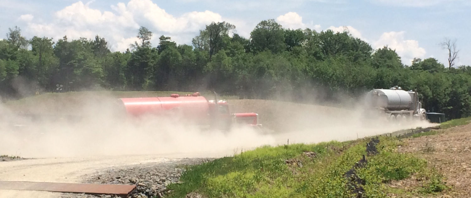 Truck on Dirt Road