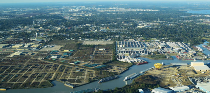 Petrochemical development in the Houston, Texas area
