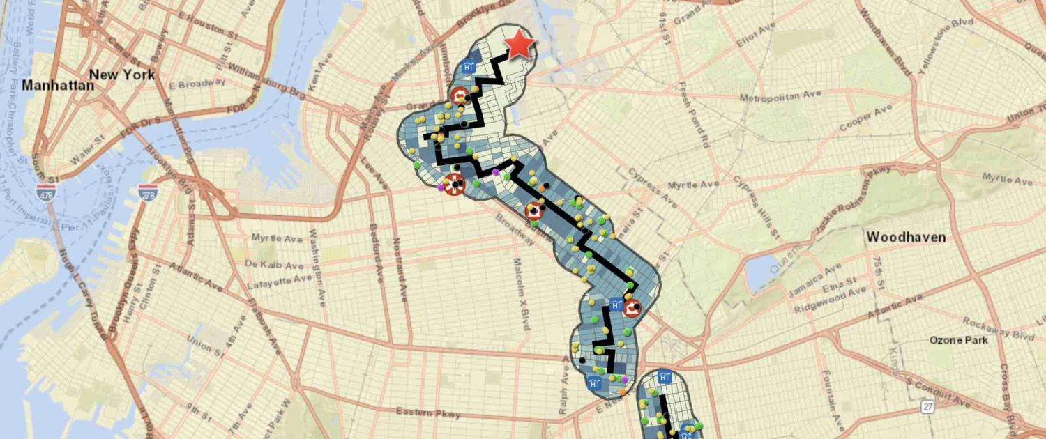 North Brooklyn Pipeline demographics map