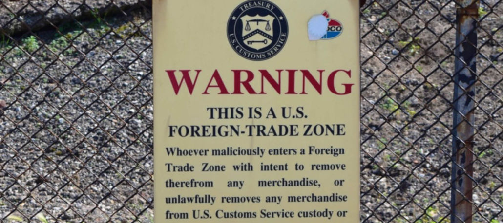 Foreign Trade Zone Sign Feature