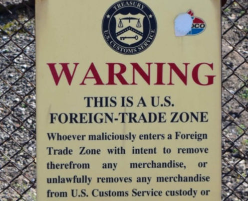 Foreign Trade Zone Sign Feature