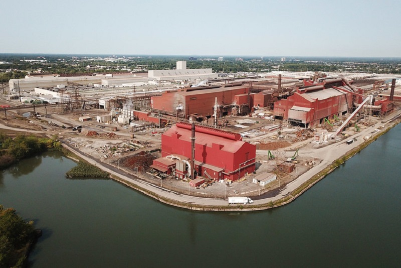 Automobile and steel plants in River Rouge, MI. Photo by Ted Auch.