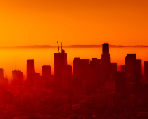 Los Angeles, California skyline