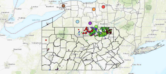 PA Unconventional Drilling Waste Disposal in NYS, 2011-20 feature