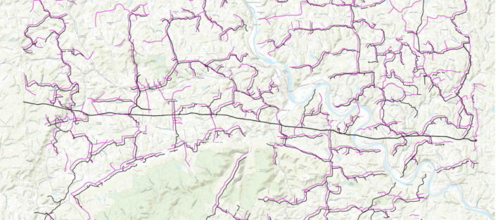 Bradford County PA gathering lines feature