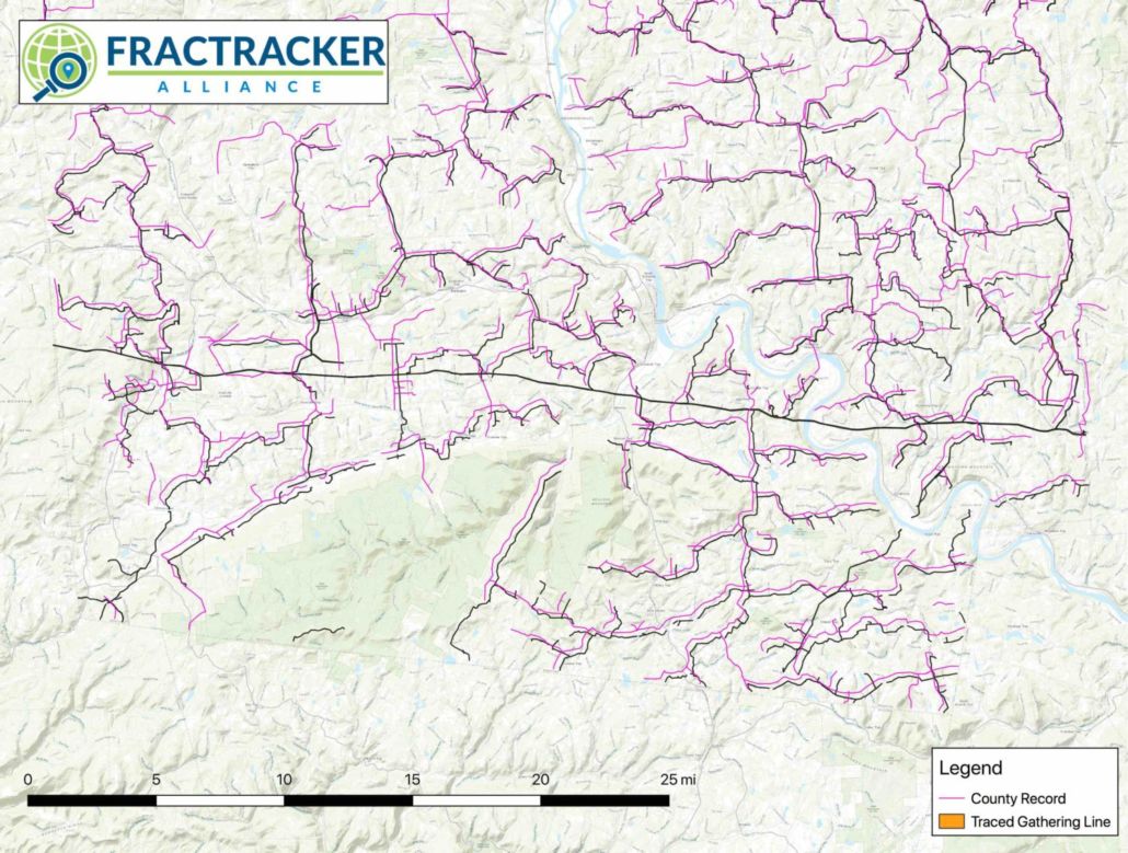 Mapping Gathering Lines in Bradford County, Pennsylvania FracTracker