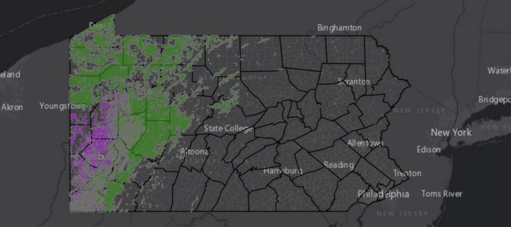 Pennsylvania conventional wells