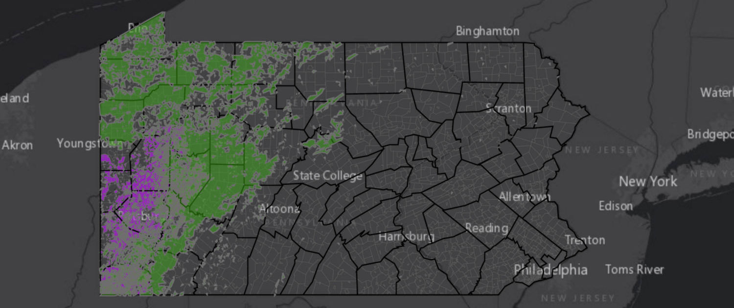 Pennsylvania conventional wells