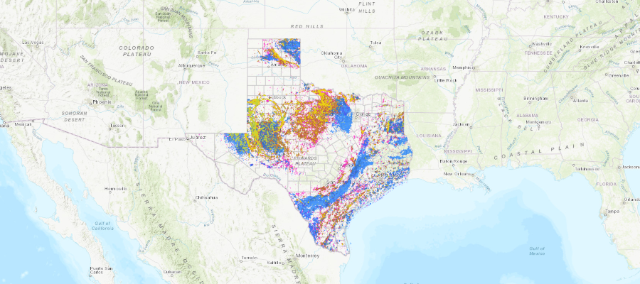 Texas Shale Viewer