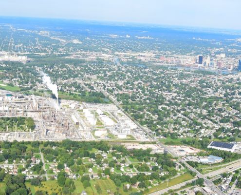 Aerial image of Oil Refinery in Ohio