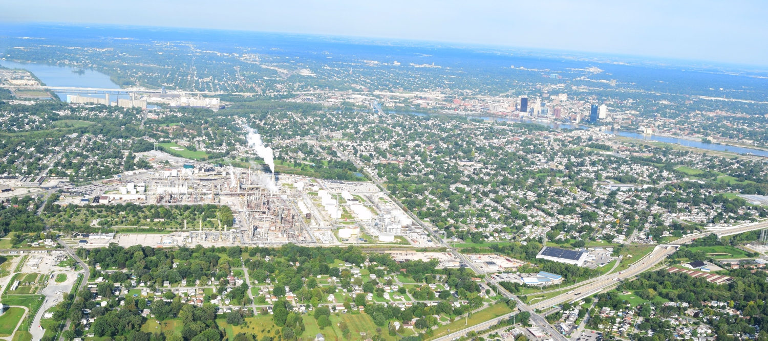 Aerial image of Oil Refinery in Ohio