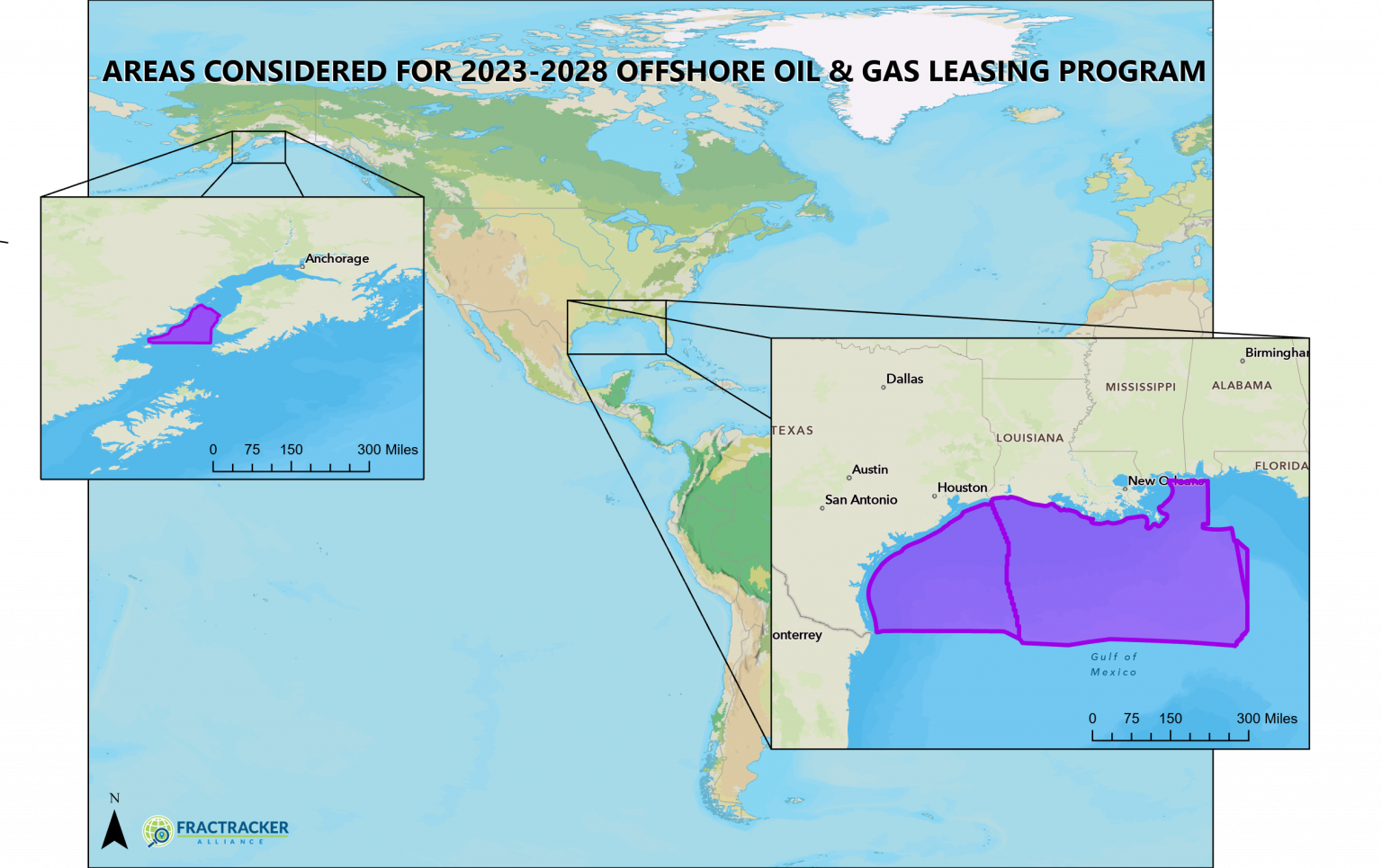Offshore Oil and Gas Leases Areas Map