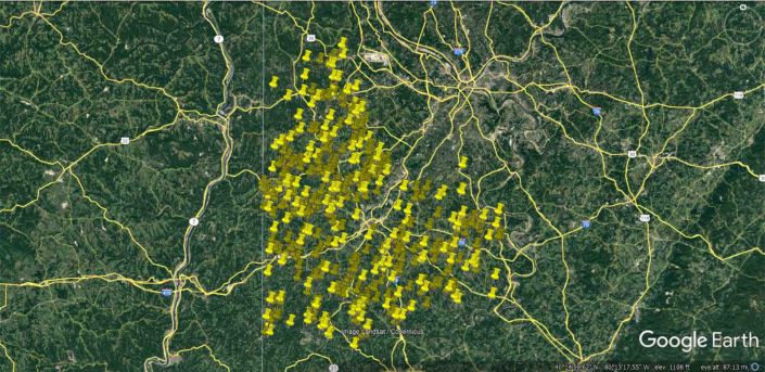 Washington County PA 2022 Google Earth