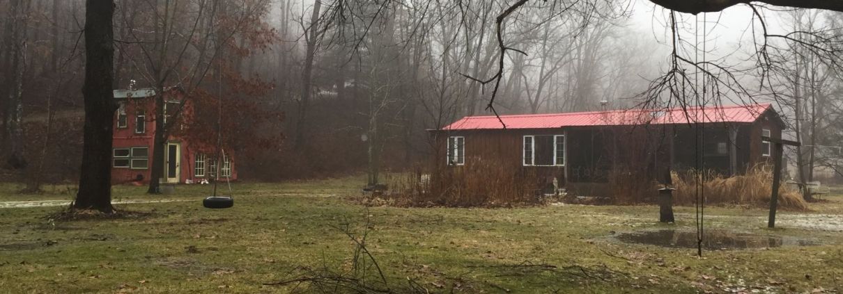 Property in Belmont County, Ohio, vacated due to nearby drilling activity.