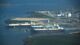 LNG tankers docked at Sabine Pass LNG, LA on the Gulf Coast. Photo credit: Ted Auch, 2023.